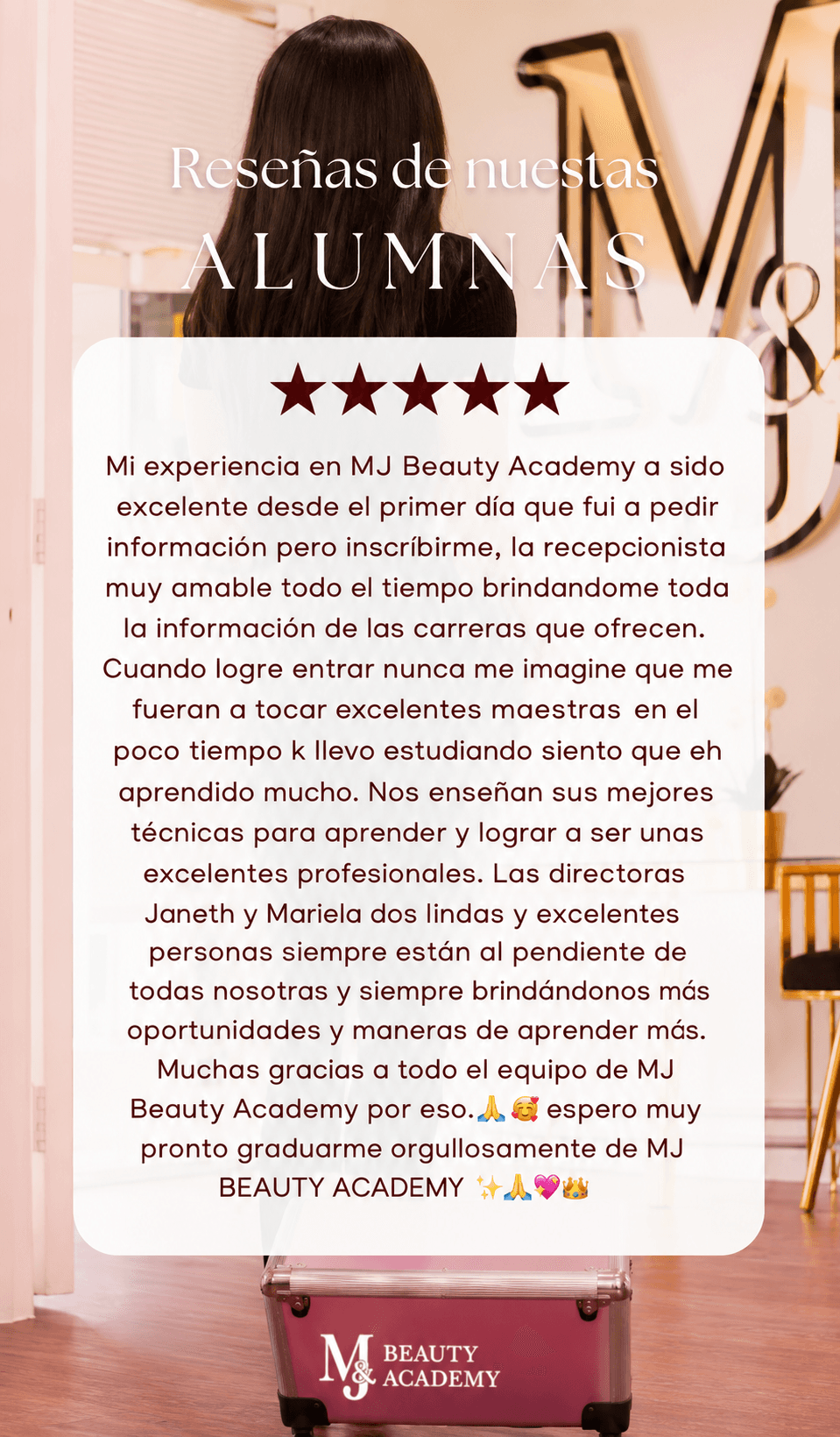 Reseña de una alumna de M&J